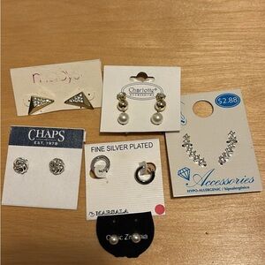 Gold & Pearl Drop Earrings - Charlotte